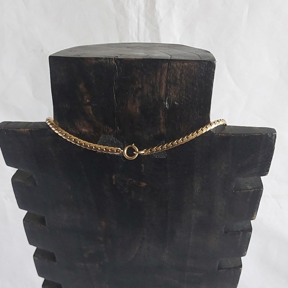 VINTAGE 12 KARAT GOLD  FILLED ROSE SPELLED OUT CHAIN PENDANT - Picture 2 of 9